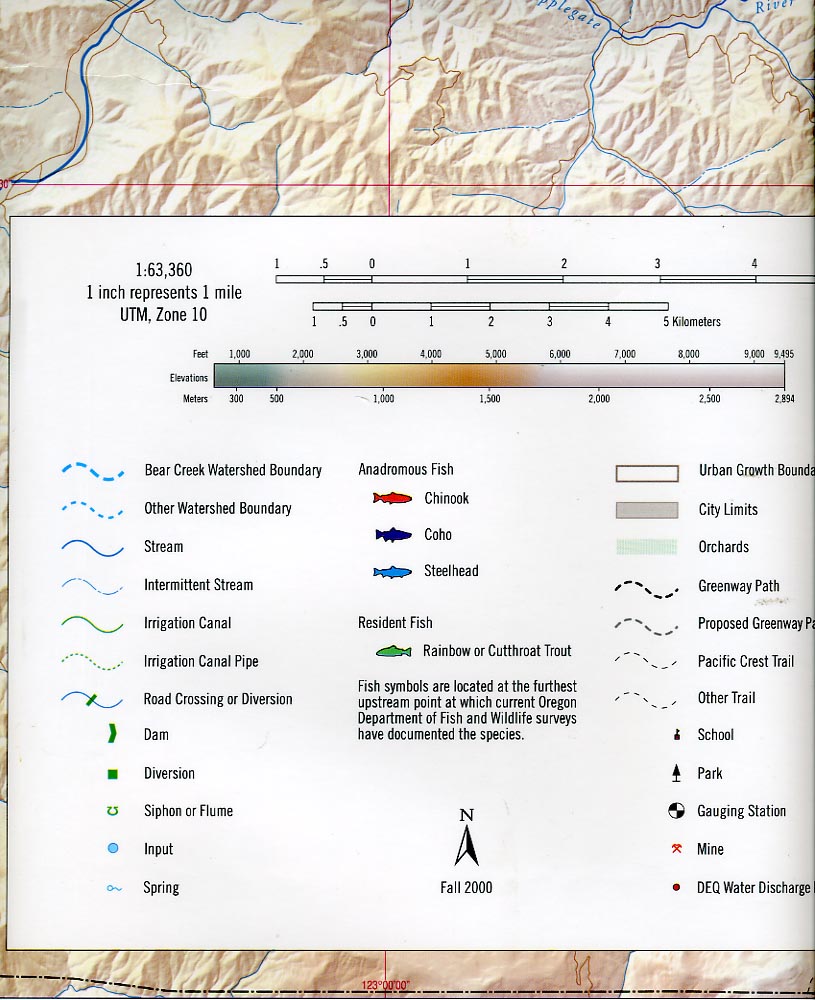 Detail of the map